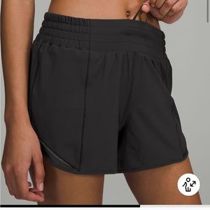 Lululemon Hotty Hot High Rise Black Shorts